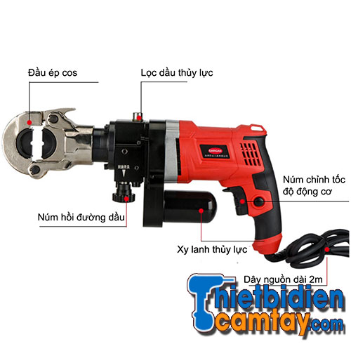 các bộ phận máy ép cos thủy lực dùng điện gb-300