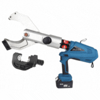 Máy ép cos kiêm cắt cáp thủy lực dùng pin Changyou EZ-400/105C