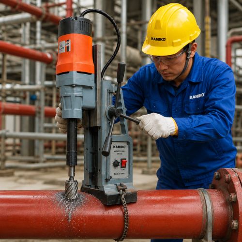 máy khoan ống thép giá rẻ